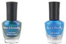 Blue nail polish 