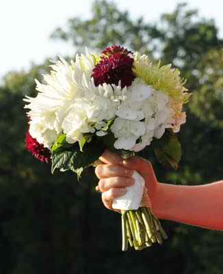 the maid of honor's bouquet
