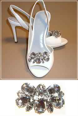 Simple wedding shoes