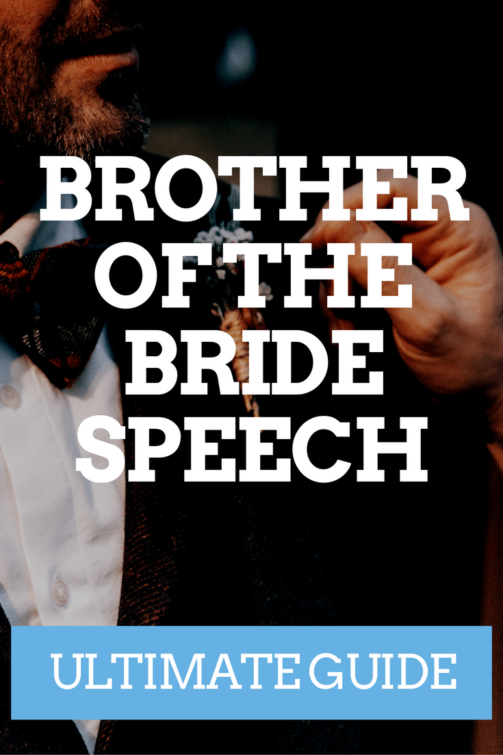 sample wedding speech brother of the bride