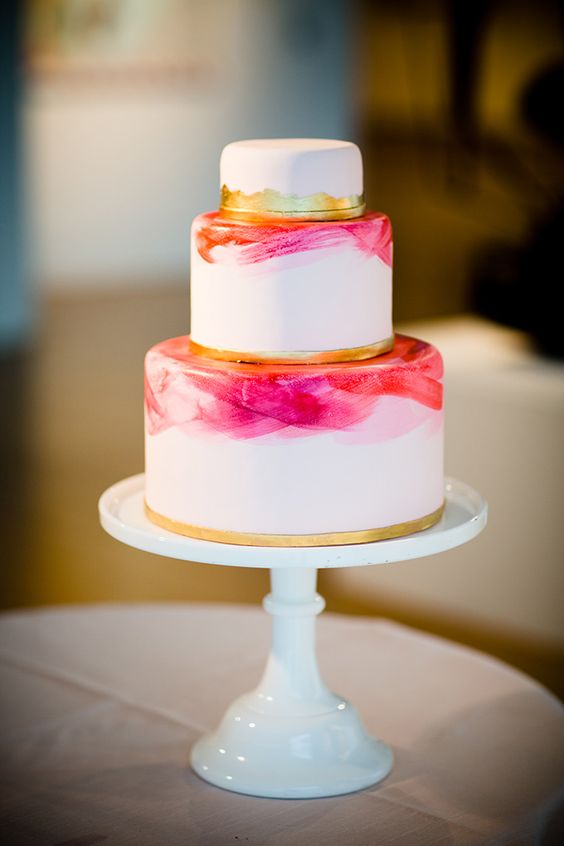 Hand Painted Wedding Cakes