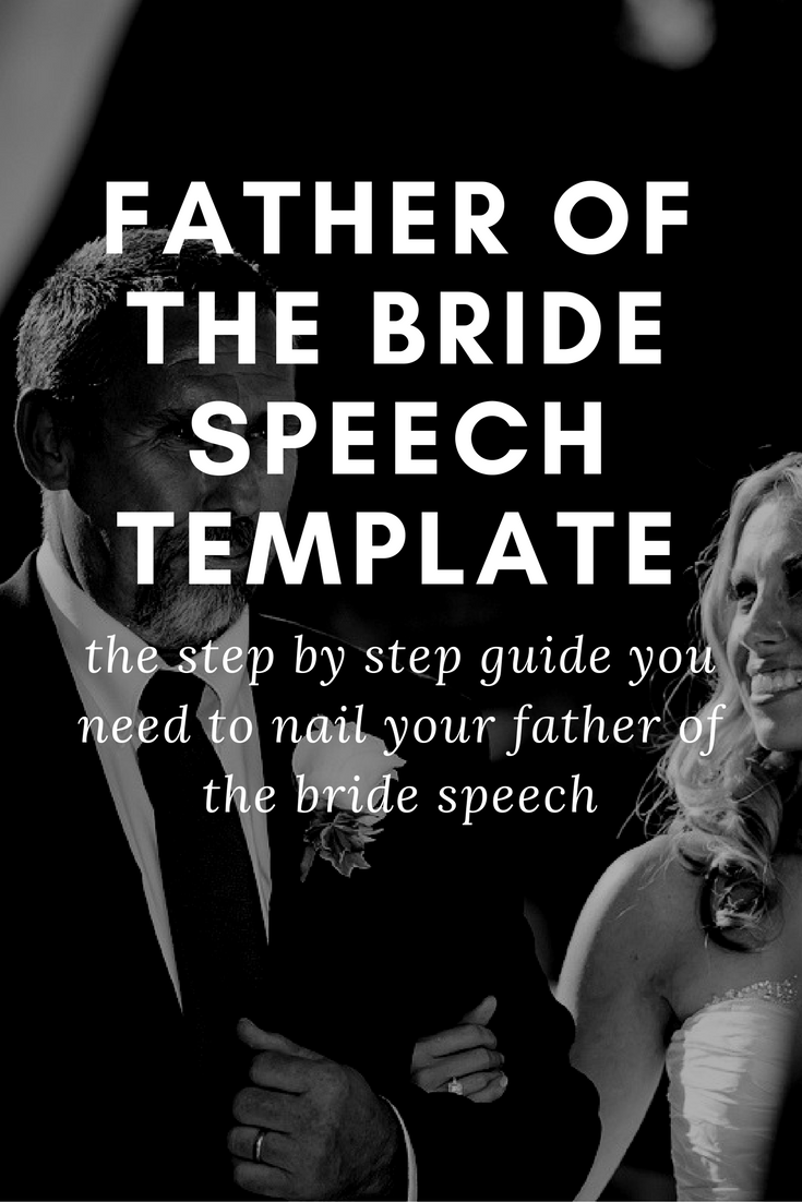 sample wedding speech father of bride