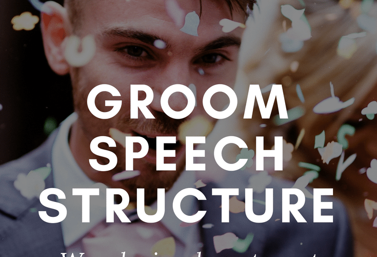 groom speech structure