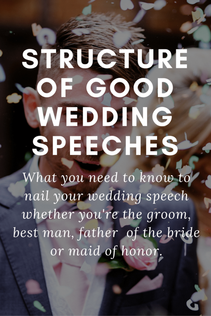 how to have a good wedding speech