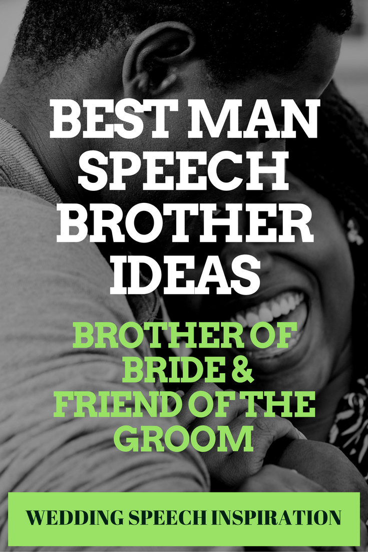 best man speech introduction brother