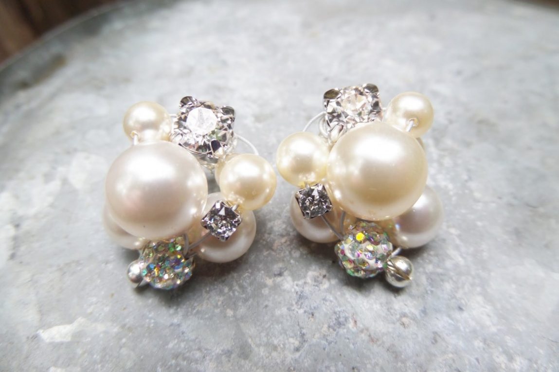 diy cluster pearls
