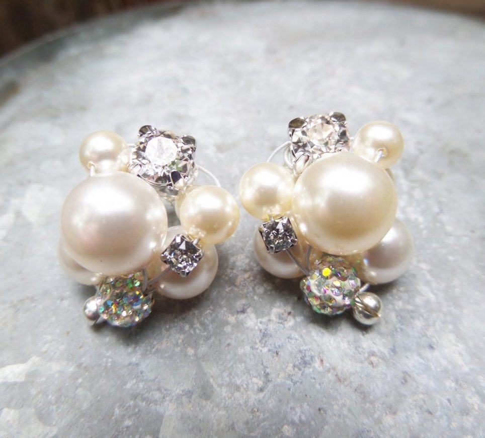 diy cluster pearls