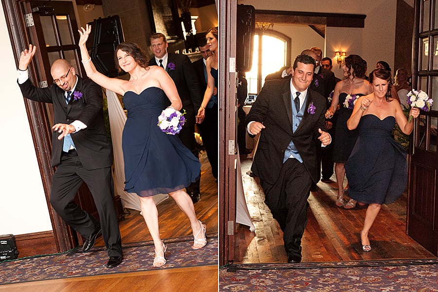 Bridal Party making a memorable entrance