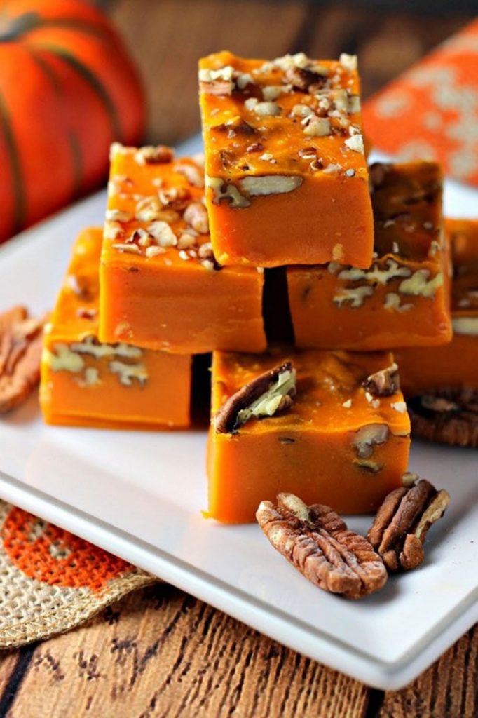 pumpkin spice pecan fudge recipe