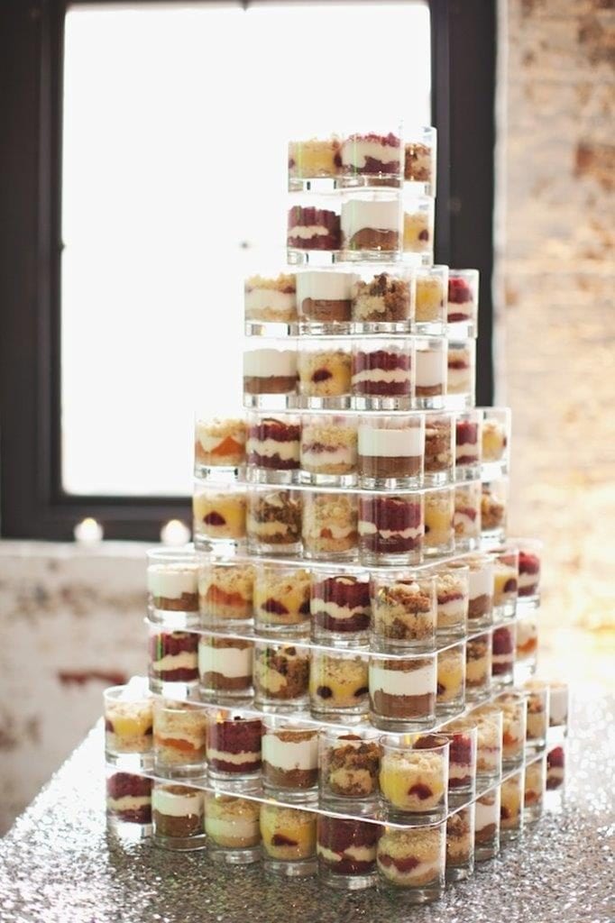 parfait wedding cake alternative