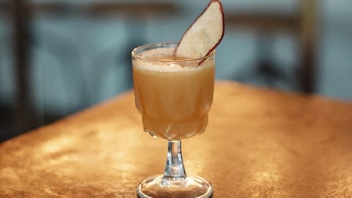 pear in spirit wedding cocktail