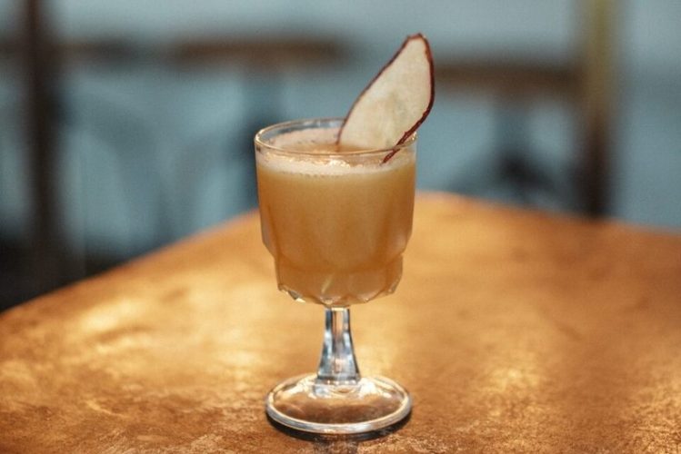 pear in spirit wedding cocktail