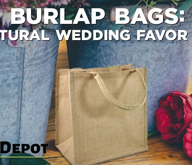 Jute Burlap Bags: All Natural Wedding Favor Bags