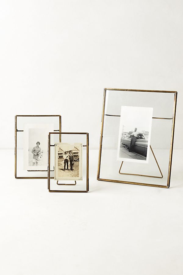 Pressed Glass Photo Frames from Anthropologie