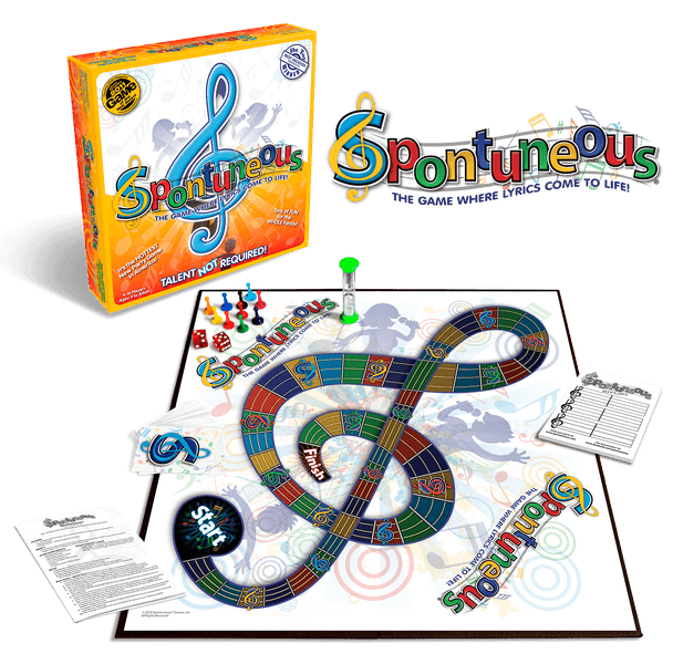 Music lovers board game Spontuneous